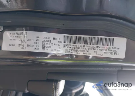 2015 Jeep Cherokee Limited из США, поврежденный, VIN 1C4PJMDS5FW719989